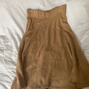 Banana Republic A-Line Skirt in Tan